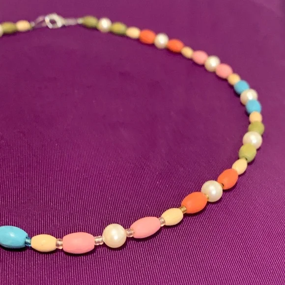 Handmade Springtime Necklace - Picture 1 of 10